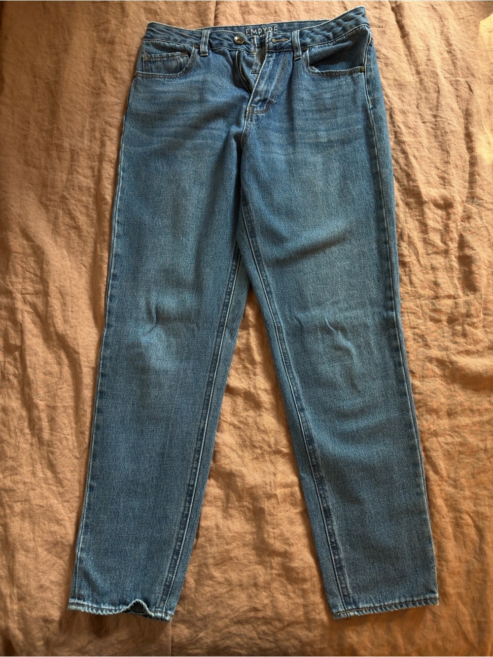 Empyre Vintage Wash Blue Straight Leg Jeans